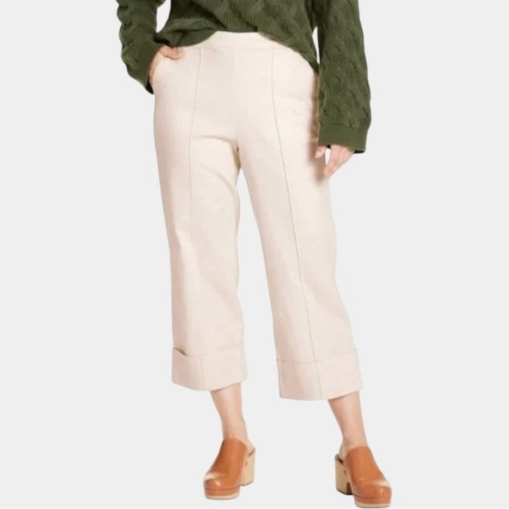 Rachel Comey for Target High Rise Wide Leg Cropped Cuffed Pants